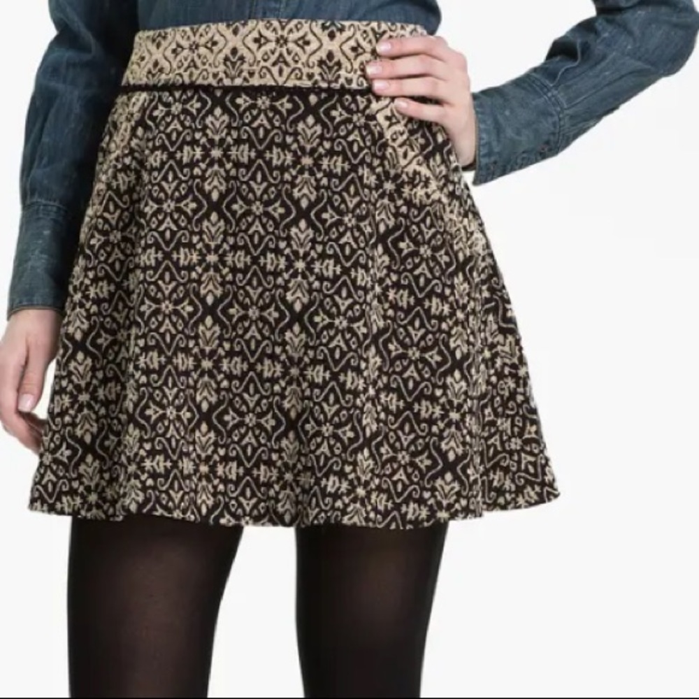FREE PEOPLE| CARPET BAG CIRCLE SKIRT - Picture 2 of 11